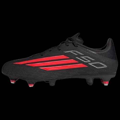 Adidas F50 League Support Soccer Shoes Men's Black Red
