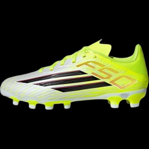 Adidas F50 League Low top Soccer Shoes White Neon Yellow Kids'