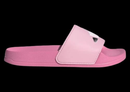 adidas Adilette Shower Logo Sandals Bliss Pink White Clear Pink (GS)