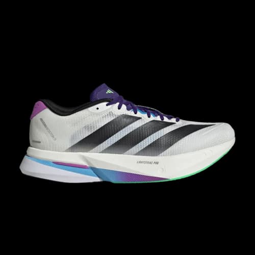 Adizero Boston 13 Adidas 'Core White Core Black Lime Burst'
