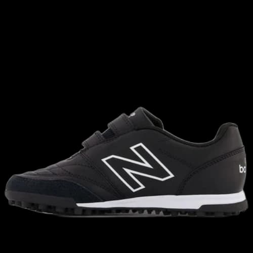 (GS) New Balance 442 V2 JNR TF Wide 'Black White'