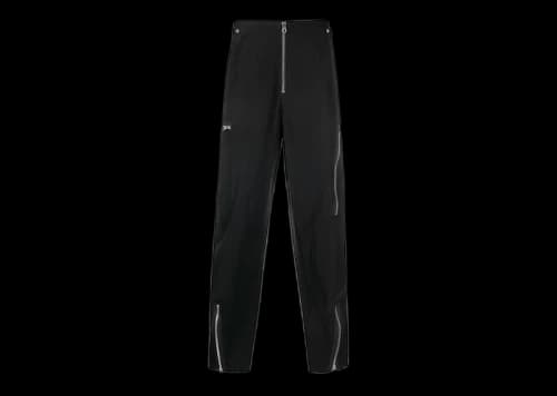 Jil Sander Zip Embellished Trousers Black