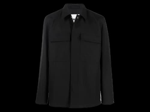 Jil Sander Classic Button Fastening Jacket Black