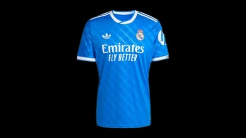 adidas Real Madrid 25/26 Third Jersey Blue Bird