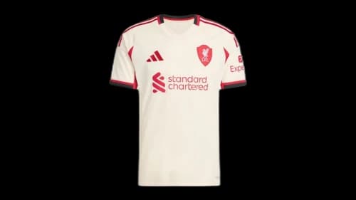 adidas Liverpool FC 25/26 Away Jersey Wonder White