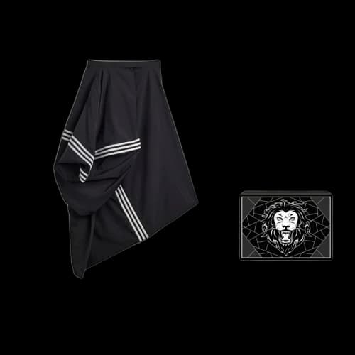 Y-3 3-Stripes Nylon Skirt 'Black'