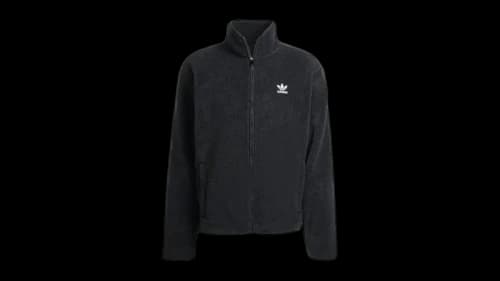 adidas Trefoil Essentials Teddy Fleece Black