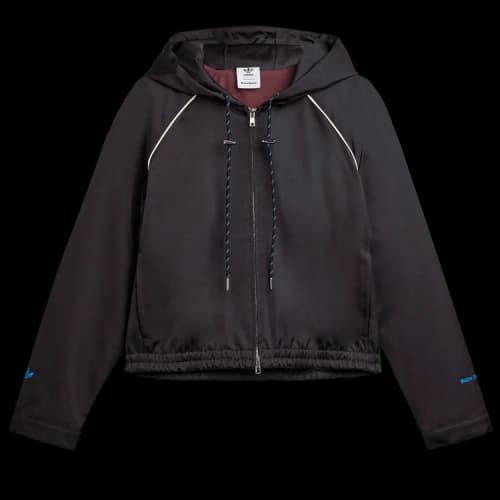 adidas x Wales Bonner Satin Hoodie 'Black'