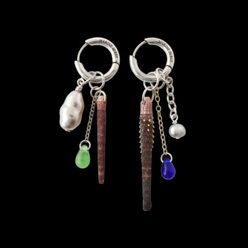 Marine Serre Shaman Hopp Earrings 'Silver'