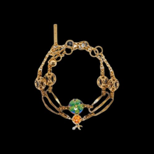Marine Serre Elixir Gothic Collier 'Gold'