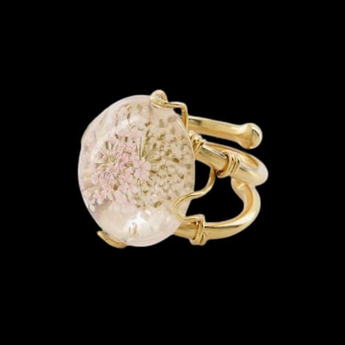 Marine Serre Casted Elixir Spiral Ring 'Gold'