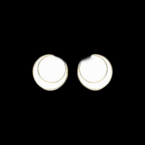 Marine Serre Moon Hoops 'Gold'