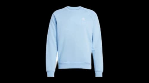 adidas Trefoil Essentials Crew Sweatshirt Ash Blue