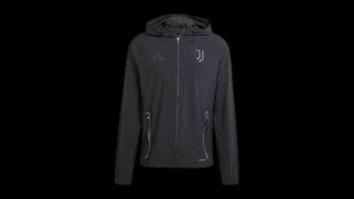 adidas Juventus Tiro 25 Competition Vis Tech Travel Jacket Black