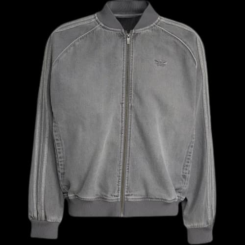 Adidas Originals Sst Adicolor denim bomber jacket