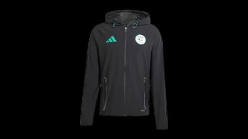 adidas Algeria Tiro 25 Competition Vis Tech Travel Jacket Black