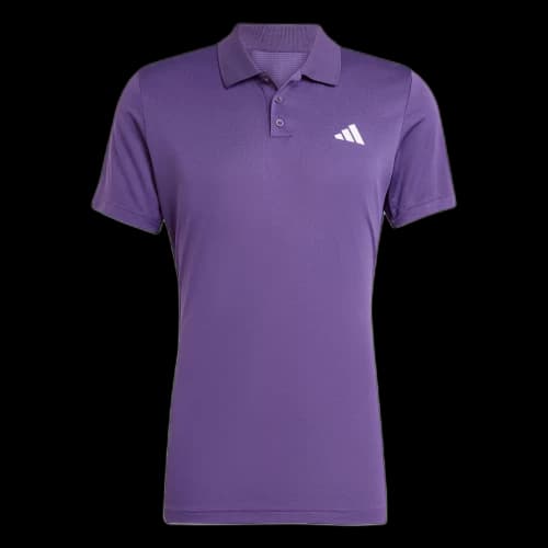 Adidas Tennis Tops Men's Aurora Plum Purple Lapel Moderate