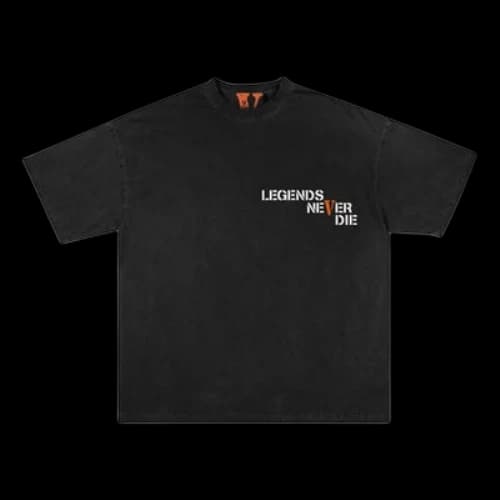 VLONE x Juice WRLD 999 T-shirt 'Black Orange'