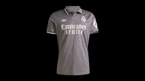 adidas Real Madrid 24/25 Third Jersey Charcoal