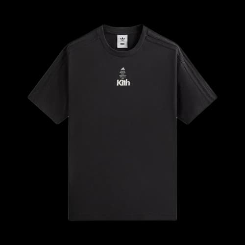 Kith x adidas Football Short Sleeve Tee Black