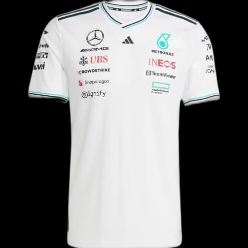 adidas Mercedes AMG Petronas Formula One Team Driver Authentic Jersey White/Black
