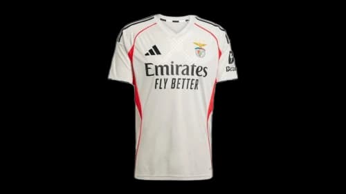 adidas Benfica 25/26 Away Jersey Beige