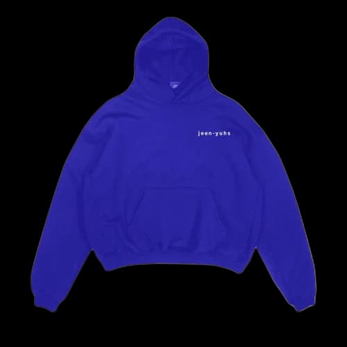 Kanye West x Creative Control Entertainment Jeen-Yuhs-FLWR Hoodie 'Blue'