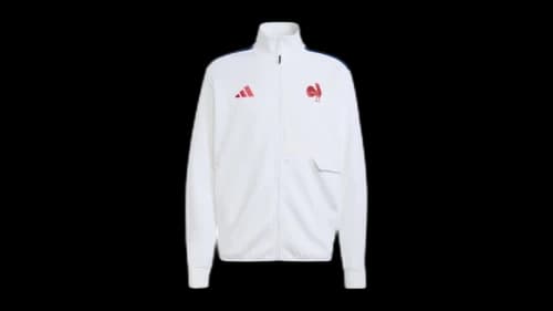 adidas France Rugby Anthem Jacket White