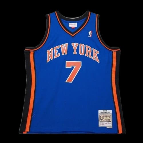 Mitchell Ness x NBA New York Knicks SWINGMAN Fan Edition SS25 Basketball Jersey Men's Blue