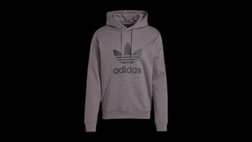 adidas Adicolor Classics Trefoil Hoodie Grey Strata
