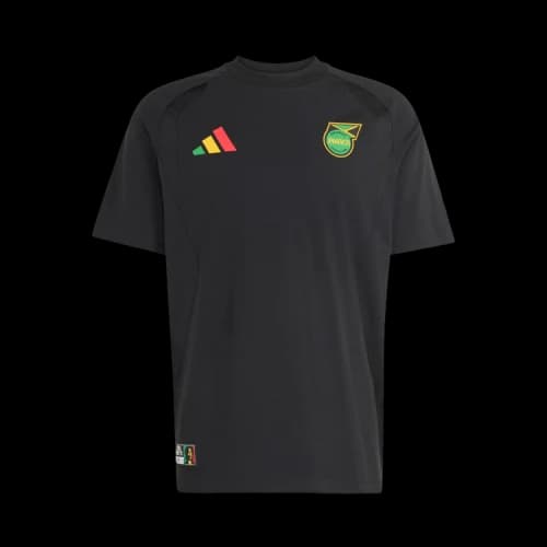 adidas Jamaica Bob Marley Tiro Travel Tee Black