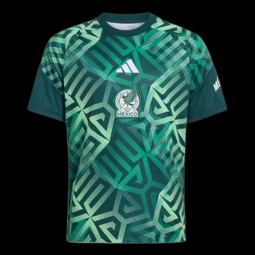 (GS) adidas Mexico 26 Home Pre Match Jersey Asia Sizing 'Aurora Ivy'