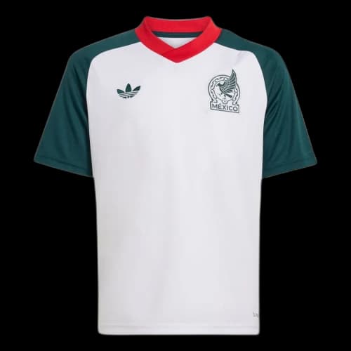 (GS) adidas Mexico 26 Away Pre Match Jersey Asia Sizing 'White Aurora Ivy'