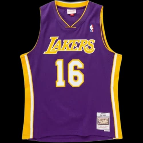 Mitchell & Ness NBA Swingman Los Angeles Lakers 09/10 Basketball Jersey 'Pau Gasol'