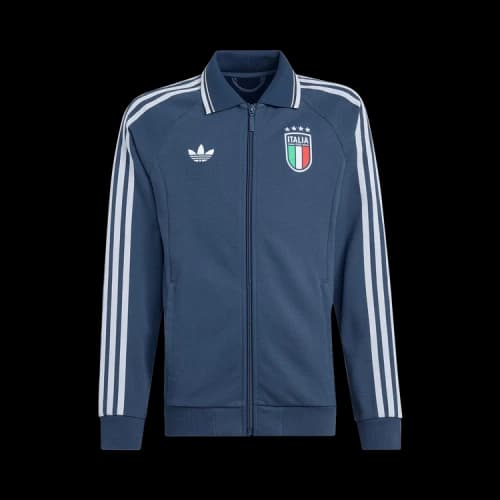 Adidas Italy Away Anthem Jacket 'Night Marine'