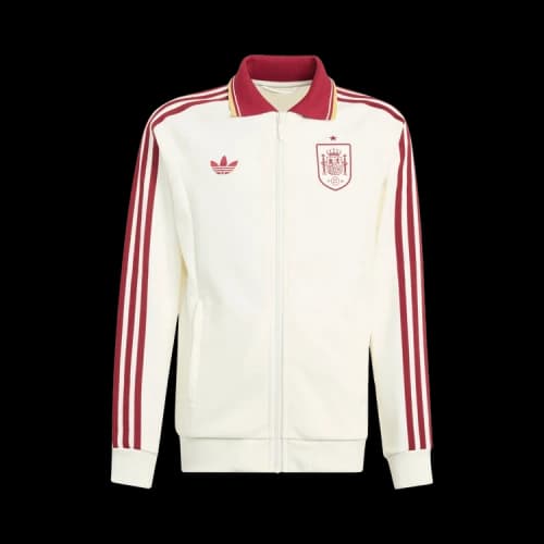 Adidas Spain Away Anthem Jacket GS 'Off White'