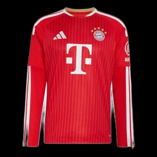 adidas FC Bayern 26/27 Home Jersey Long Sleeve Asia Sizing 'Better Scarlet'