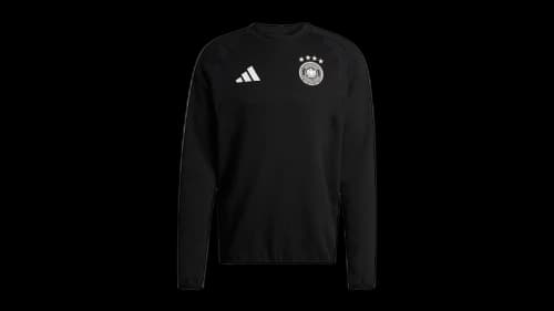 adidas Germany Tiro Travel Crew Sweatshirt Black