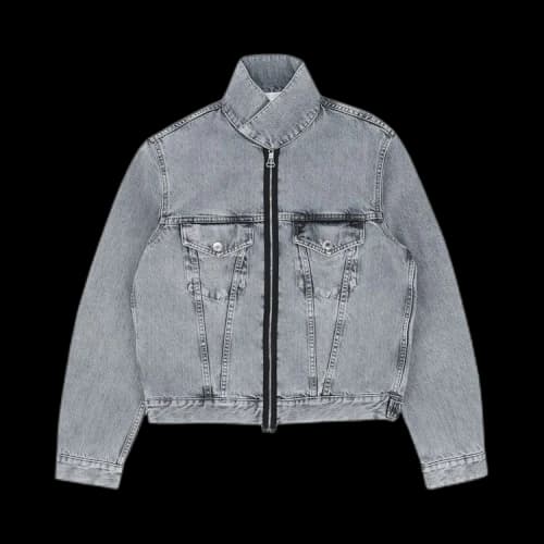 Helmut Lang Masc Trucker Denim Jacket 'Grey'