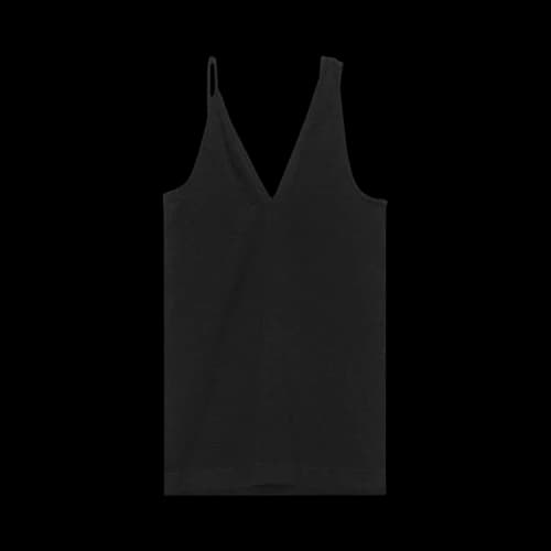 Helmut Lang Seamless Asymmetrical Tank 'Black'