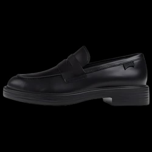 Camper Dean Loafer Moccasins Black