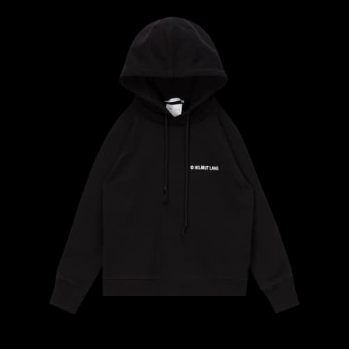 Helmut Lang Shrunken Hoodie 'Black'