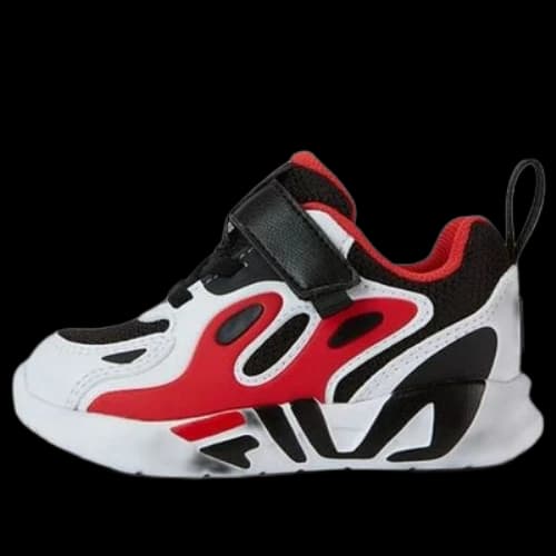 (TD) FILA Casual Lifestyle Shoes 'Black White Red'