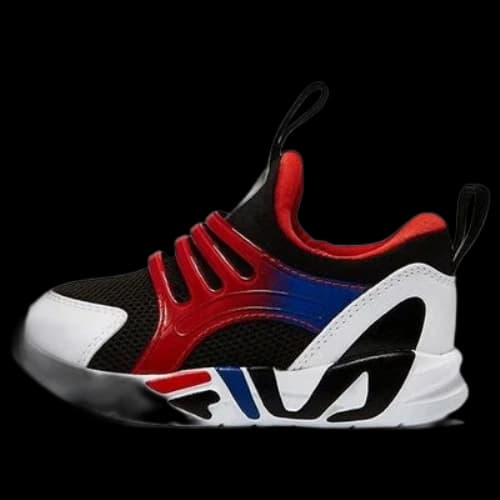 (TD) FILA Fashion Sneakers 'Black Red White'