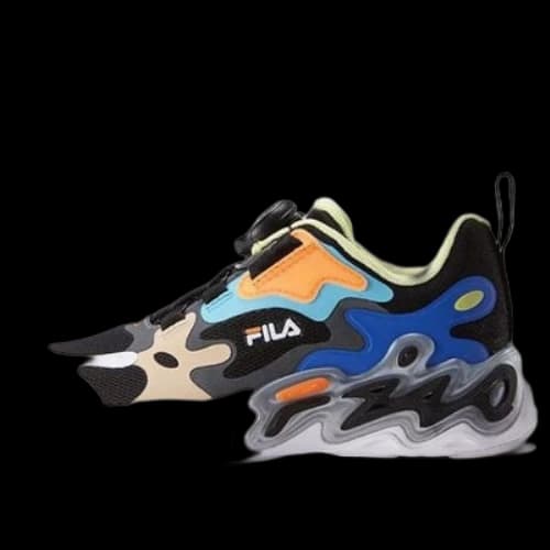 (PS) FILA BOA Explorer Shoes 'Black Blue Orange'