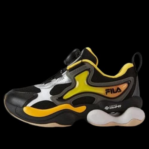 (PS) FILA Casual Sneakers 'Black Yellow'