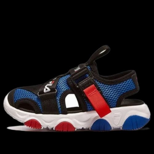 (PS) FILA Lifestyle Sandals 'Black Blue Red'