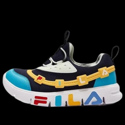 (PS) FILA GGUMI Sneakers 'Black Blue Yellow'