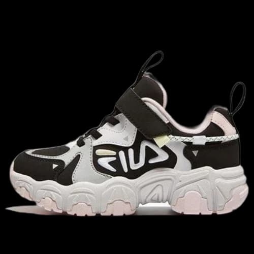 (PS) FILA Casual Running Shoes 'White Black Pink'
