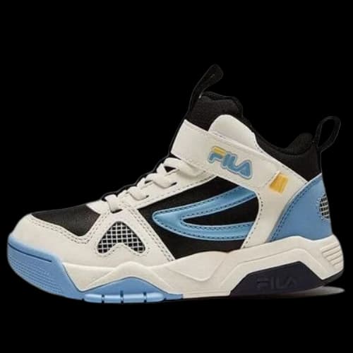 (GS) FILA High-Top Skate Shoes 'White Black Blue'